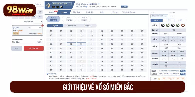 Giới thiệu về xổ số miền Bắc