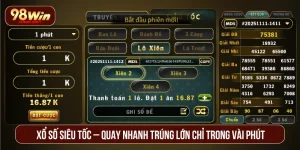 Xổ Số Siêu Tốc – Quay Nhanh Trúng Lớn Chỉ Trong Vài Phút