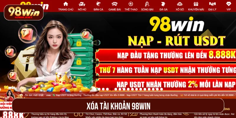 Xóa Tài Khoản 98Win: Hướng Dẫn Cách Hiệu Quả Và An Toàn Xóa tài khoản 98Win
