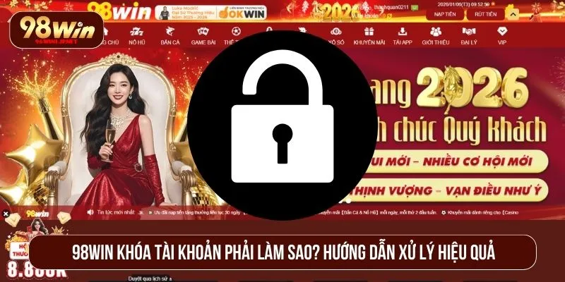 98WIN Khóa Tài Khoản Phải Làm Sao? Hướng Dẫn Xử Lý Hiệu Quả 98WIN khóa tài khoản phải làm sao